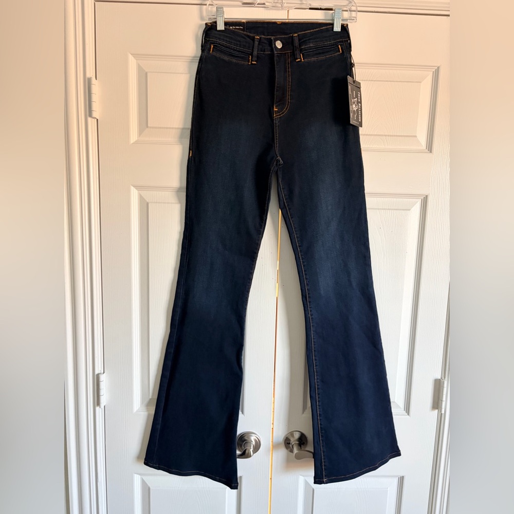 True Religion Dark Indigo Flare Jeans